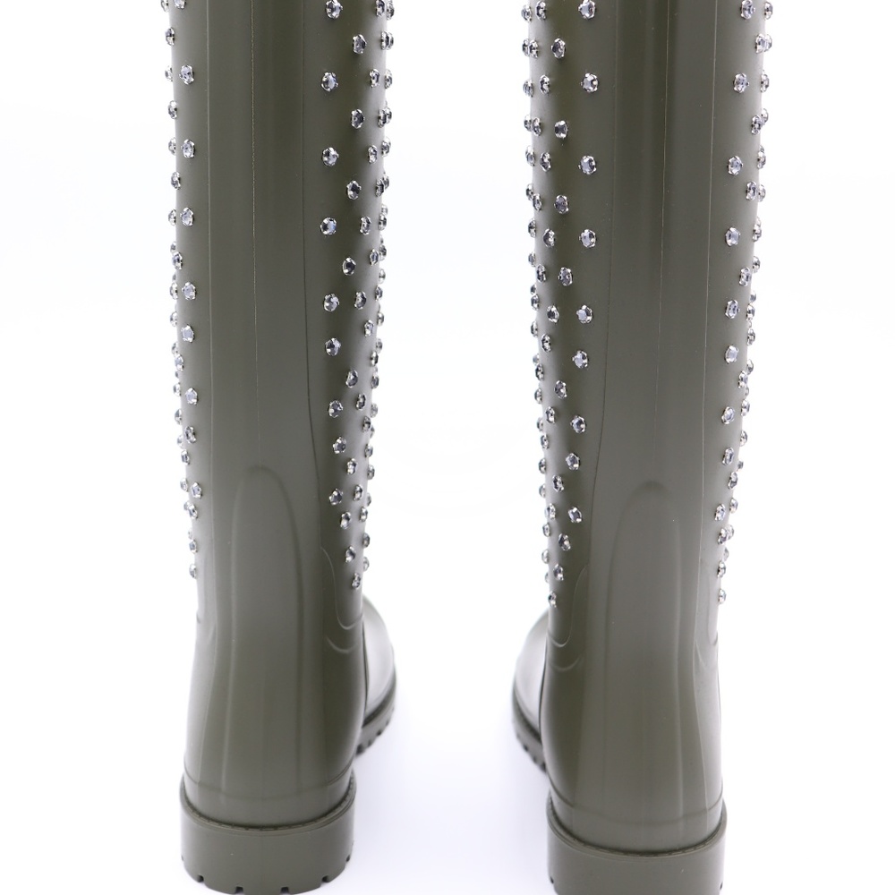 YSL Yves Saint Laurent Festival 25 Studded Boots - Picture 6 of 8